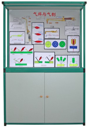 焊工铆工工艺学示教陈列柜