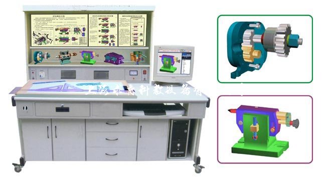 机械制图多媒体三维测绘设计实训装置QY-JXFZ03