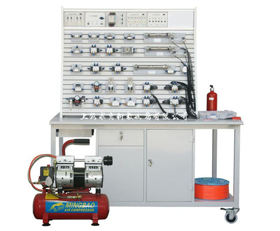 铝槽式铁桌气动PLC控制实验台