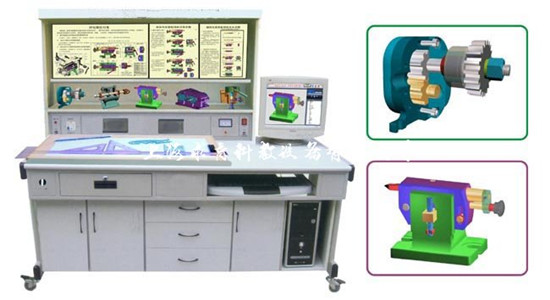 机械制图多媒体三维测绘设计实训装置QY-JXFZ03