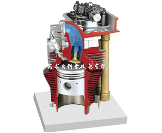 汽车气缸和气缸盖解剖模型带凸轮轴QY-QCSW08