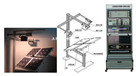 太阳能基站光照跟随逐日PLC控制实训模型