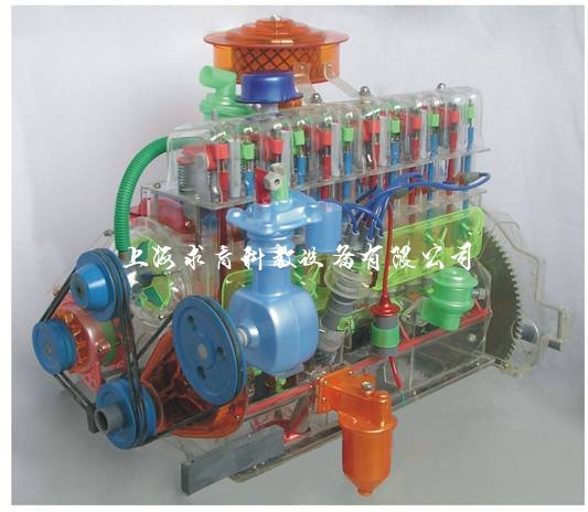 东风EQ140型发动机总成模型