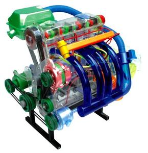 汽车发动机总成透明模型QY-QCTM07(图3)