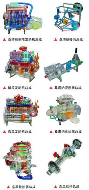汽车五大系统部件透明演示教学模型QY-QCTM10(图5)