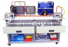 空调电冰箱制冷系统安装调试维修实训设备QY-ZLR16