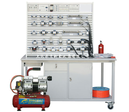 QY-QDSY07气动PLC控制实验台铁桌铝槽结构