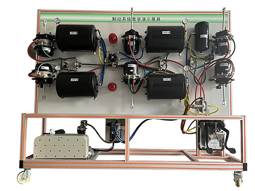 陕汽SX2220制动系统空气压缩机总成实训台(立式）